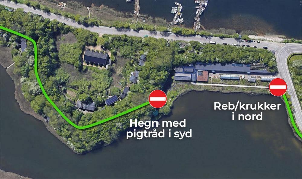 noma overblik kort sti stadsgraven